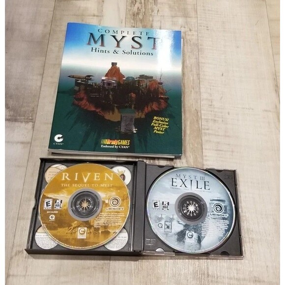 Lot Of 3 MYST 10th Anniversary DVD RIVEN Hints And Solutions Official Guide PC - Picture 4 of 6